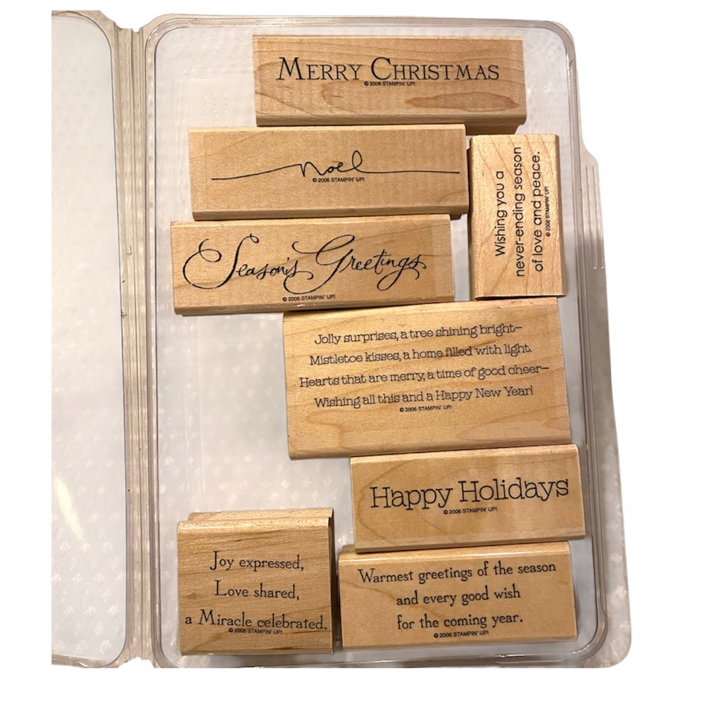 🍒 Stampin’Up! 🍒 “Many Merry Messages” Stamp set.